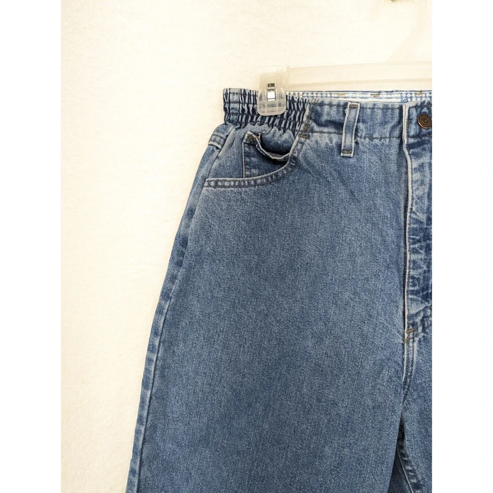 LEE Original Loose Mom Jean med wash High Rise VTG 90s 12M‎ 20